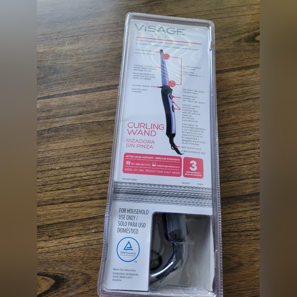 Visage Curling Wand 1/2" - 1" Curls new - Picture 4 of 5
